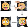 Reversible Emoji Sequin Mermaid Pillow Cover-Emoji-Pocket Outdoor-Pocket Outdoor
