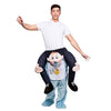 Ride on Me Mascot Costumes Carry Back-Costume-Pocket Outdoor-Baby-One Size-Pocket Outdoor