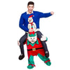 Ride on Me Mascot Costumes Carry Back-Costume-Pocket Outdoor-Elves-One Size-Pocket Outdoor