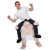 Ride on Me Mascot Costumes Carry Back-Costume-Pocket Outdoor-Sumo-One Size-Pocket Outdoor