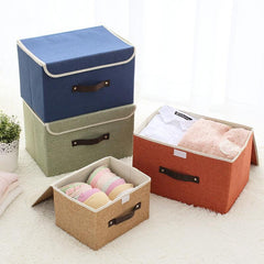 Solid color small fresh storage box-storage organizer-Pocket Outdoor-Pocket Outdoor