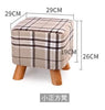 Solid wood home stool living room sofa stool-furniture-Pocket Outdoor-Pocket Outdoor