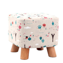 Solid wood home stool living room sofa stool-furniture-Pocket Outdoor-Pocket Outdoor