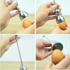 Stainless Steel Boiled Egg Topper-kitchen-Pocket Outdoor-Pocket Outdoor
