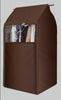 Transparent big Dust-proof clothes bag for wardrobe-storage organizer-Pocket Outdoor-coffee-80 x 50 x 54-Pocket Outdoor