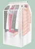 Transparent big Dust-proof clothes bag for wardrobe-storage organizer-Pocket Outdoor-piont-80 x 50 x 54-Pocket Outdoor