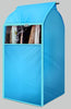 Transparent big Dust-proof clothes bag for wardrobe-storage organizer-Pocket Outdoor-Sky Blue-80 x 50 x 54-Pocket Outdoor