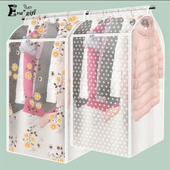 Transparent big Dust-proof clothes bag for wardrobe-storage organizer-Pocket Outdoor-Pocket Outdoor