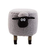 Washable Stool with Storage: Sheep Edition-sofa-Pocket Outdoor-Grey no box washable-Pocket Outdoor